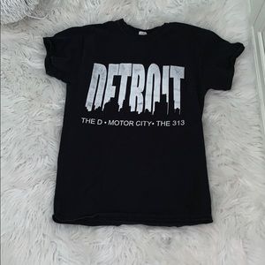 Detroit Black T-Shirt